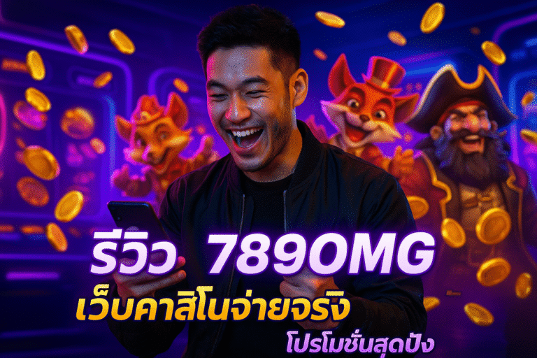 รีวิว 789OMG เว็บคาสิโนจ่ายจริง โปรโมชั่นสุดปัง