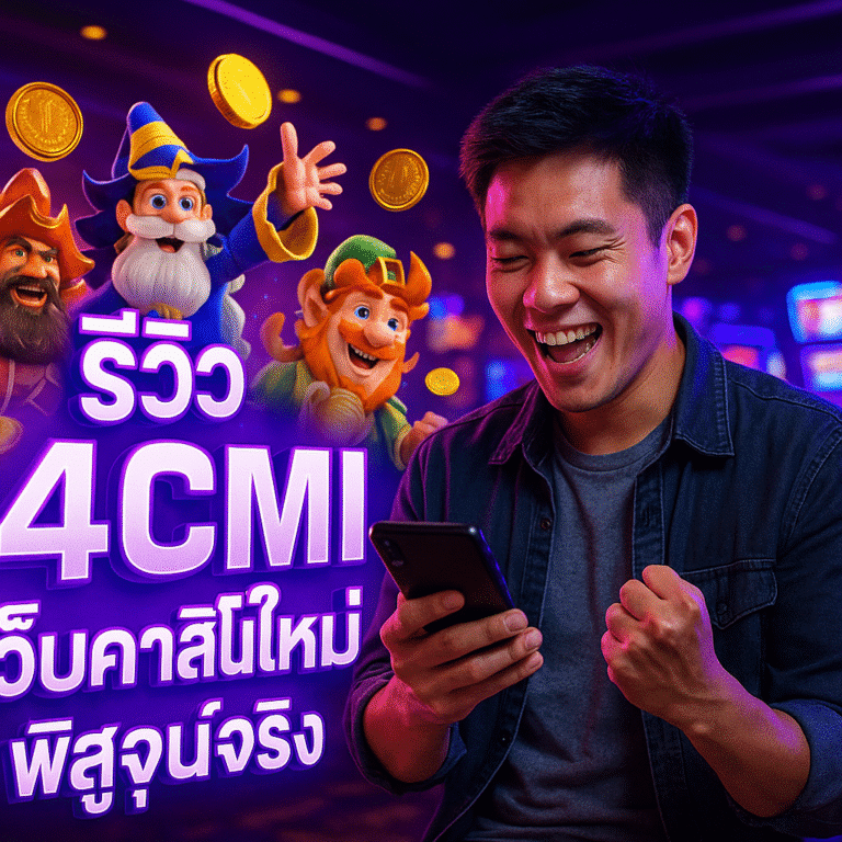 รีวิว 4CMI เว็บคาสิโนใหม่ พิสูจน์จริง
