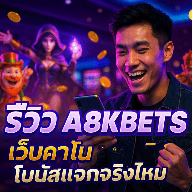 รีวิว A8KBETS เว็บคาสิโน โบนัสแจกจริงไหม
