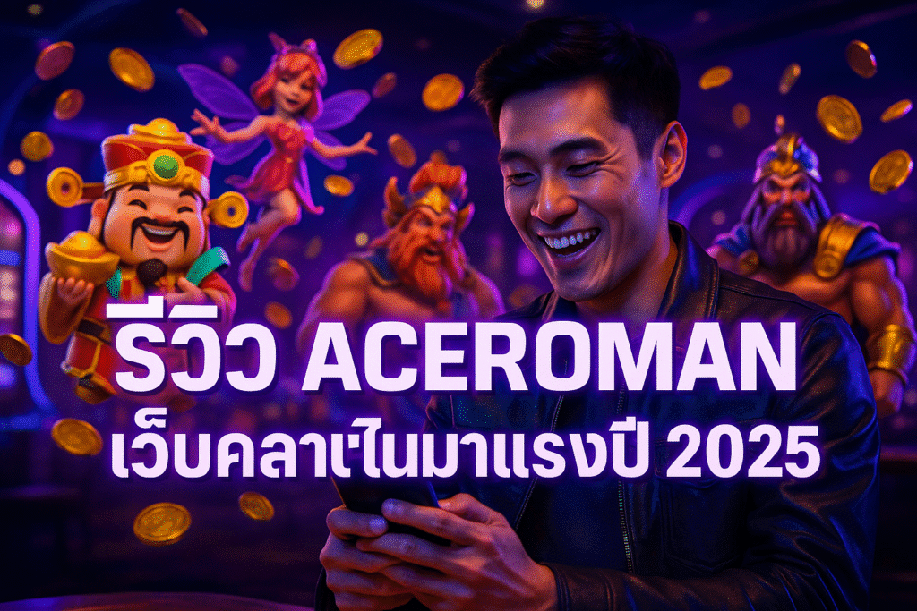 รีวิว ACEROMAN เว็บคาสิโนมาแรงปี 2025