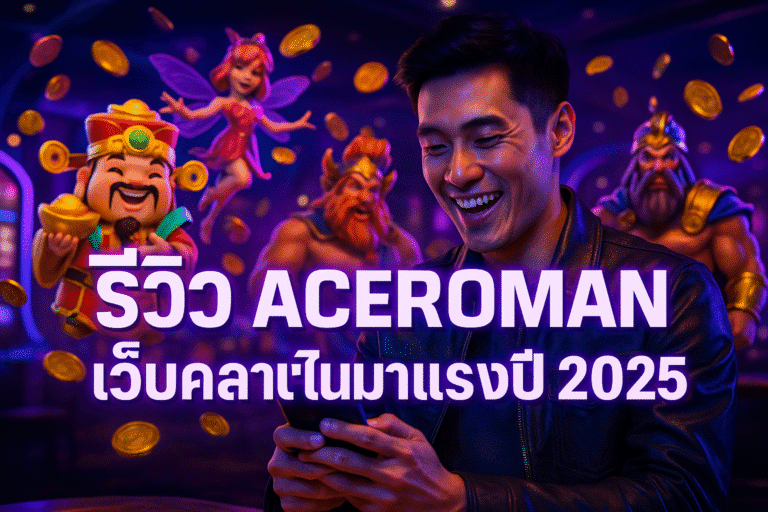 รีวิว ACEROMAN เว็บคาสิโนมาแรงปี 2025