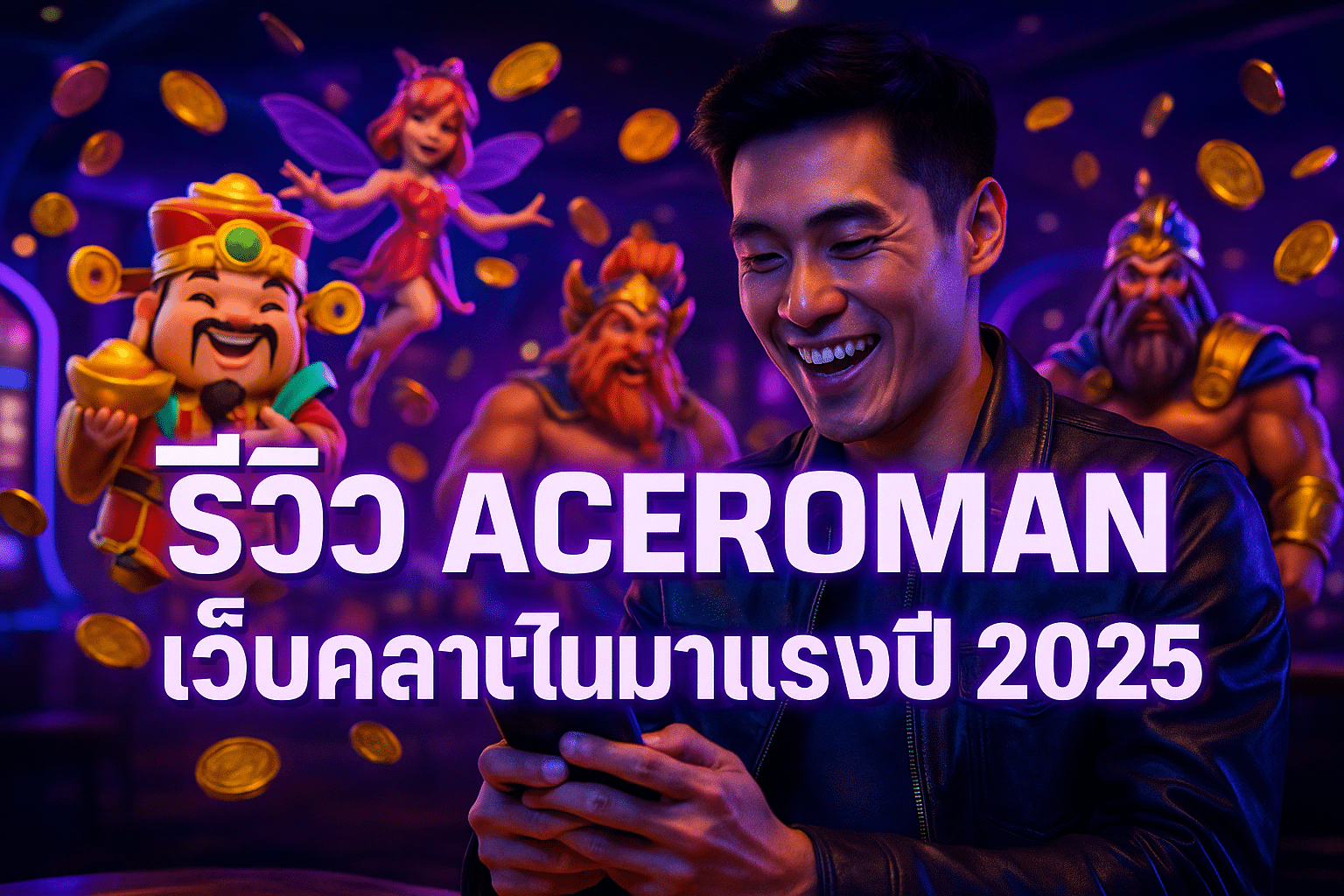 รีวิว ACEROMAN เว็บคาสิโนมาแรงปี 2025
