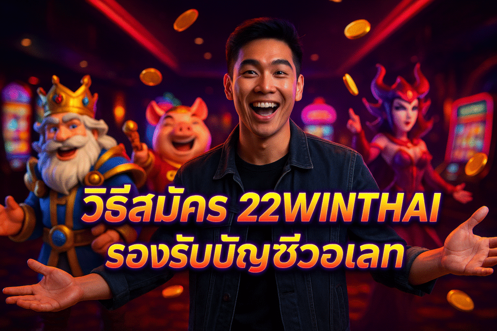 วิธีสมัคร 22WINTHAI รองรับบัญชีวอเลท