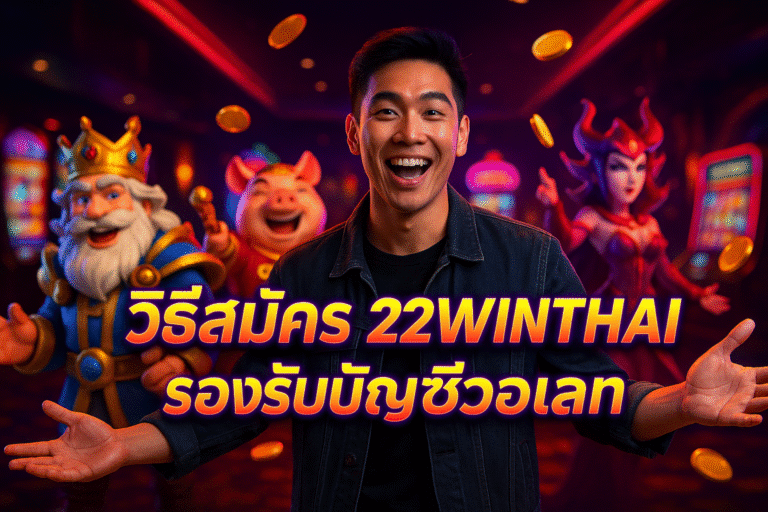 วิธีสมัคร 22WINTHAI รองรับบัญชีวอเลท
