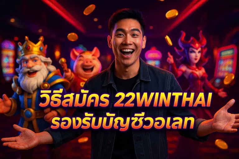 วิธีสมัคร 22WINTHAI รองรับบัญชีวอเลท