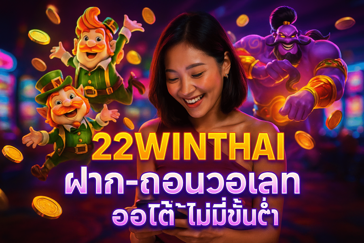 22WINTHAI ฝาก-ถอนวอเลท ออโต้ไม่มีขั้นต่ำ