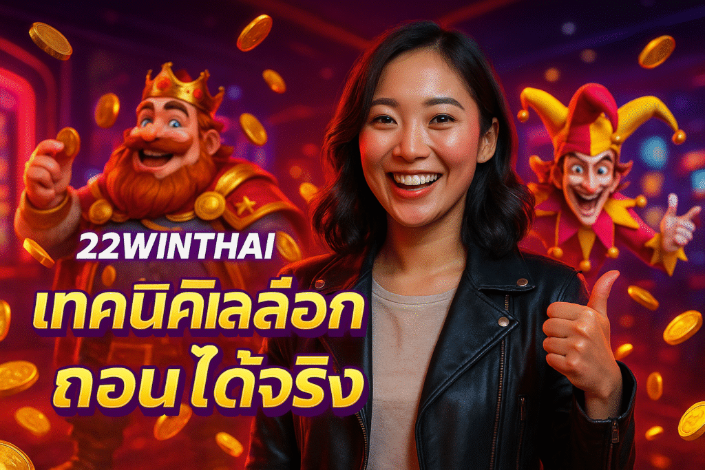 เทคนิคเลือกสล็อต 22WINTHAI ถอนได้จริง