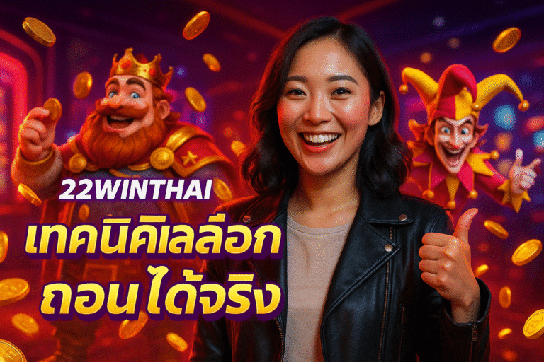 เทคนิคเลือกสล็อต 22WINTHAI ถอนได้จริง